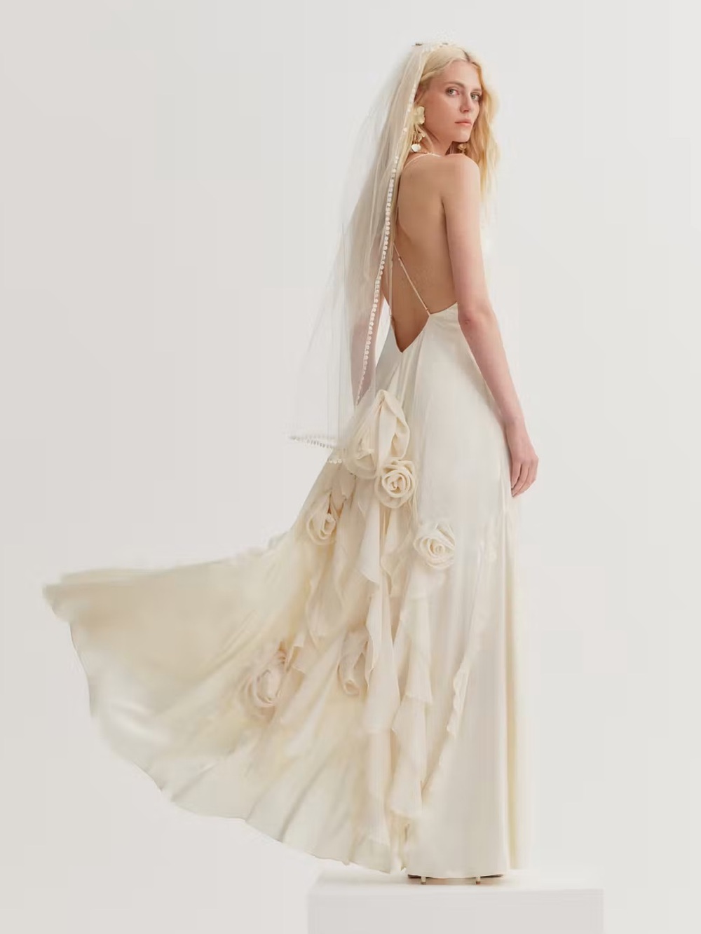 NWT! For Love & Lemons Leonie Gown in Ivory